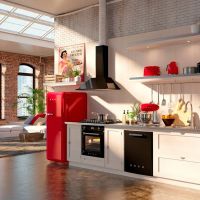 Лот: 20932370. Фото: 6. Холодильник Smeg FAB28LRD5