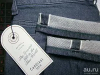 Лот: 17339434. Фото: 2. Selvedge, denim произведен в Италии... Мужская одежда