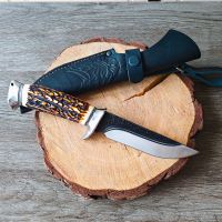 Лот: 25407831. Фото: 2. Нож охотничий из стали 65Х13... Охота
