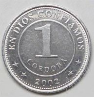 Лот: 1176103. Фото: 2. Никарагуа. 1 кордоба 2002г. Массонская... Монеты