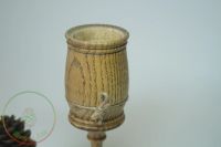Лот: 8375982. Фото: 3. Рюмка на ножке из натурального... Домашний быт