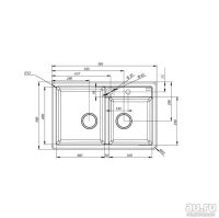 Лот: 18407507. Фото: 3. Мойка для кухни Iddis Vane G V22G782i87. Строительство и ремонт