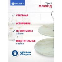 Лот: 24306692. Фото: 3. Ваза для фруктов, 2 яруса, стекло... Домашний быт