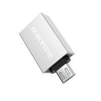 Лот: 25613426. Фото: 3. Адаптер Borofone BV2, USB - MicroUSB... Авто, мото, водный транспорт