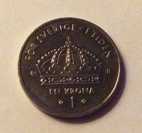Лот: 22175140. Фото: 2. Швеция 1 крона 2004 Карл XVI Густав. Монеты