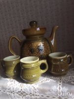 Лот: 17818988. Фото: 3. Чайник. 2,5 литра, керамика, СССР... Домашний быт