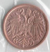 Лот: 14402311. Фото: 2. Австрия 2 геллера 1911 год, Франц... Монеты