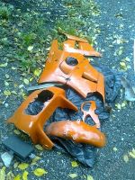 Лот: 1068436. Фото: 3. Honda CBR400RRL (91") На запчасти... Авто, мото, водный транспорт