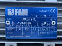 Лот: 22558906. Фото: 2. Электродвигатель FAM Италия, тип... Электрооборудование