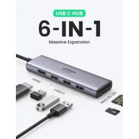 Лот: 22174954. Фото: 2. USB-хаб UGREEN USB-C Multifunction... Периферия