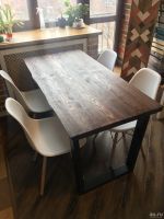 Лот: 13391095. Фото: 5. Лофт loft обеденный стол из массива...