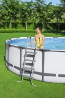 Лот: 19015909. Фото: 7. Каркасный бассейн Bestway Steel...