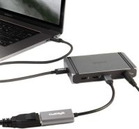 Лот: 21437487. Фото: 3. Переходник CalDigit USB-C to DisplayPort... Компьютеры, оргтехника, канцтовары