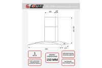 Лот: 25337875. Фото: 3. Вытяжка EXITEQ EX-1036. Бытовая техника