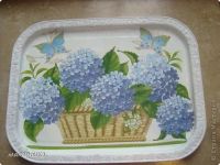 Лот: 2142443. Фото: 3. Салфетка для декупажа. Голубая... Красноярск