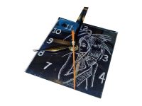 Лот: 4870151. Фото: 2. Часы - Девочка с яблоком. гравировка... Предметы интерьера