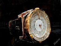 Лот: 1368022. Фото: 2. Усыпанные стразами Chanel с черным... Часы, аксессуары