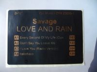 Лот: 19886493. Фото: 2. Savage. " Love and Rain ". 2 LP... Коллекционирование, моделизм