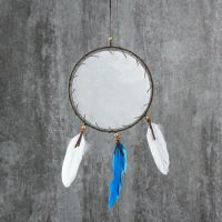 Лот: 17966976. Фото: 2. Ловец снов " Лунная ночь " диаметр... Предметы интерьера