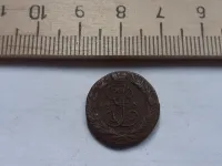 Лот: 25510001. Фото: 2. (№9901) Полушка 1766 год Екатерина... Монеты