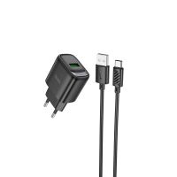 Лот: 25794934. Фото: 2. СЗУ HOCO C140A+Type-C QC 3.0 18W... Аксессуары