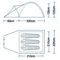 Лот: 5522693. Фото: 2. Палатка туристическая CAMPaCK-TENT... Туризм