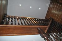 Лот: 5035278. Фото: 3. Лестница из бука с комбинированной... Строительство и ремонт
