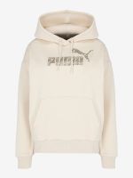 Лот: 23494698. Фото: 9. Худи женская PUMA Ess+, Бежевый