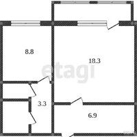 Лот: 17920172. Фото: 14. Продам 1-комн. кв. 40.8 кв.м...