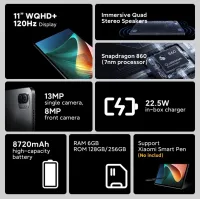 Лот: 19468339. Фото: 7. Планшет Xiaomi Mi Pad 5 Глобальна...