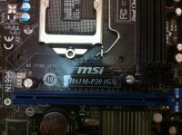 Лот: 4675503. Фото: 2. Материнская плата MSI H61-M-P20... Комплектующие