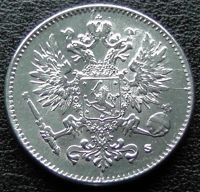 Лот: 11556923. Фото: 2. Царская Финская Россия монета... Монеты