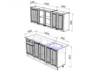 Лот: 18776559. Фото: 5. Кухонный гарнитур ПМ: Эра Кухня...