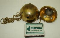 Лот: 11190563. Фото: 4. Подсвечник лампадка латунная... Красноярск