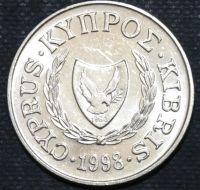 Лот: 11262924. Фото: 2. Экзотика с рубля (12674) Кипр. Монеты