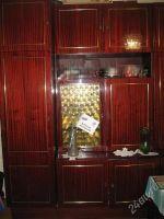Лот: 1065667. Фото: 3. Стенка (Польша) "под красное дерево... Мебель