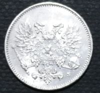 Лот: 10829866. Фото: 2. Русская Финляндия.25 пенни. 1917... Монеты