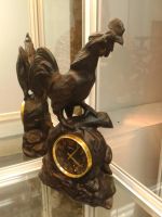 Лот: 7584368. Фото: 2. Часы "Петух" КУСА Чугун СССР. Антиквариат