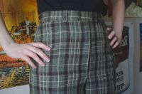 Лот: 7239103. Фото: 2. Брюки шерсть шотландка. Женская одежда