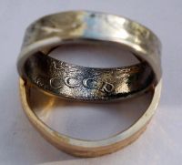 Лот: 10489417. Фото: 2. Сувенир. Кольцо из монеты 20 коп... Монеты