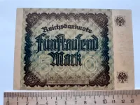 Лот: 25410521. Фото: 2. Германия 5000 Марок ,1922 год,. Банкноты