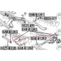 Лот: 16168876. Фото: 3. Сайлентблок задней цапфы для Subaru... Авто, мото, водный транспорт
