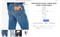 Лот: 19437669. Фото: 11. Мужские джинсы Wrangler Icons...