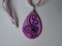 Лот: 345647. Фото: 2. Изделия из полимерной глины колье... Ювелирные изделия, бижутерия, часы