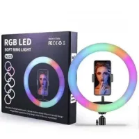 Лот: 21281628. Фото: 4. Кольцевая лампа MJ33 RGB Ring... Красноярск