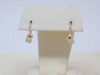 Лот: 13574666. Фото: 2. ЗОЛОТЫЕ СЕРЬГИ 1,40 ГРАММ. Ювелирные изделия, бижутерия, часы