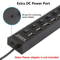 Лот: 12959642. Фото: 7. USB 2.0 HUB на 7-мь портов с индивидуальными...