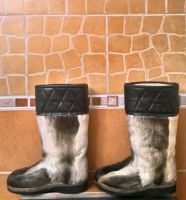 Лот: 8749938. Фото: 3. Сапоги из камуса лося. Одежда, обувь, галантерея