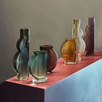 Лот: 24937747. Фото: 2. Ваза Andrea Fontebasso Tummy bordeaux... Предметы интерьера