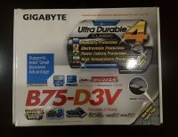 Лот: 15921616. Фото: 2. Материнская плата Gigabyte B75-D3V. Комплектующие